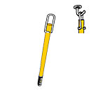 5' Push/Pull Down Rod & Hook Assembly 10-3