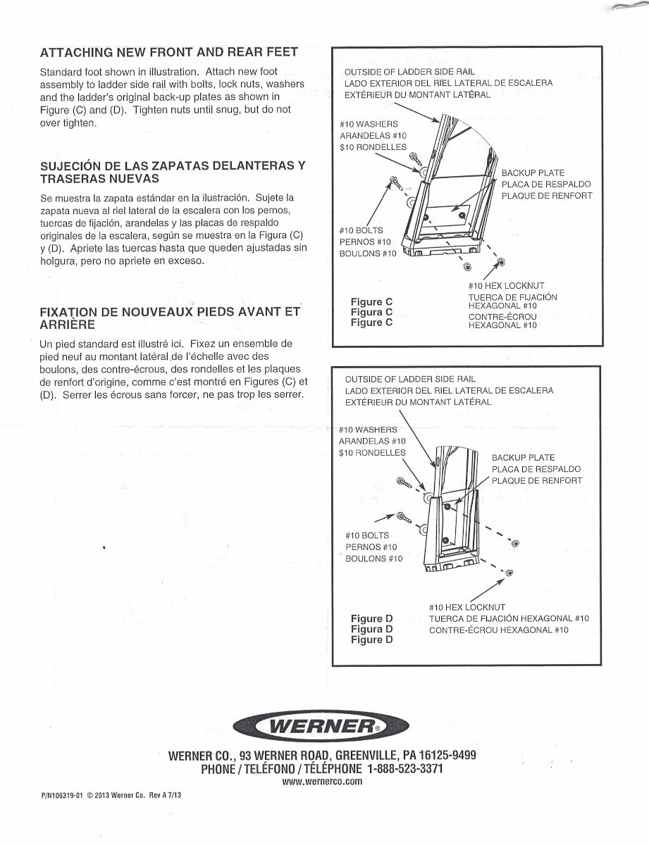 Foot Assembly Kit 21-72