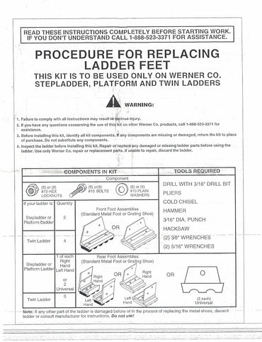 Foot Assembly Kit 21-8