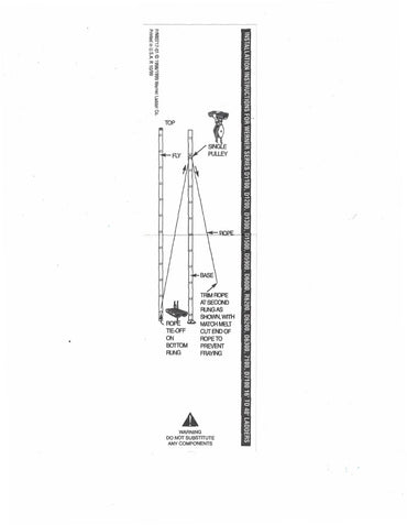 Rope (New Style for Ladders up to 28' ONLY) 30-11-1
