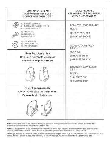 Foot Assembly Kit 21-72