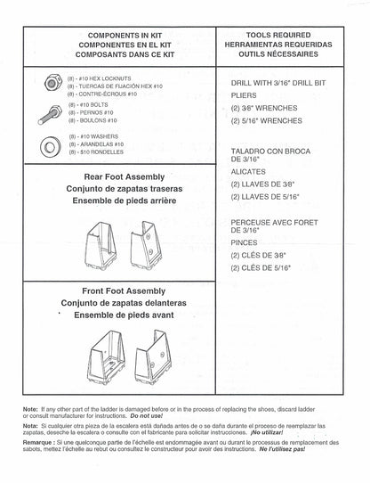 Foot Assembly Kit 21-39