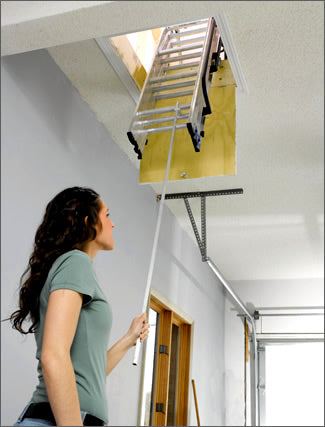 Compact Attic Ladder Pull Pole Replacement Kit 54-7