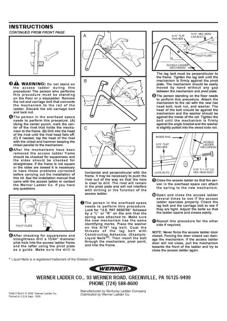 Counter Balance Mechanism Kit (Two Arms) 55-1