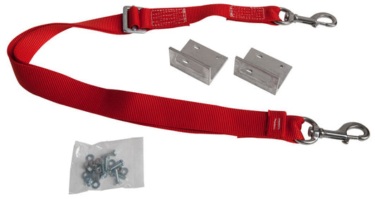 Adjustable Pole Lash with Angle Brackets