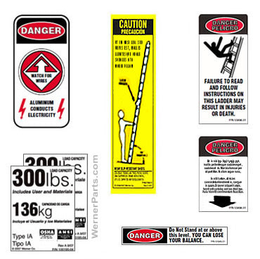MultiLadder Safety Labels