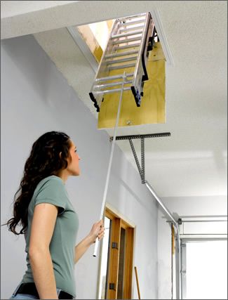 Telescoping Attic Ladder Replacement Pull Pole